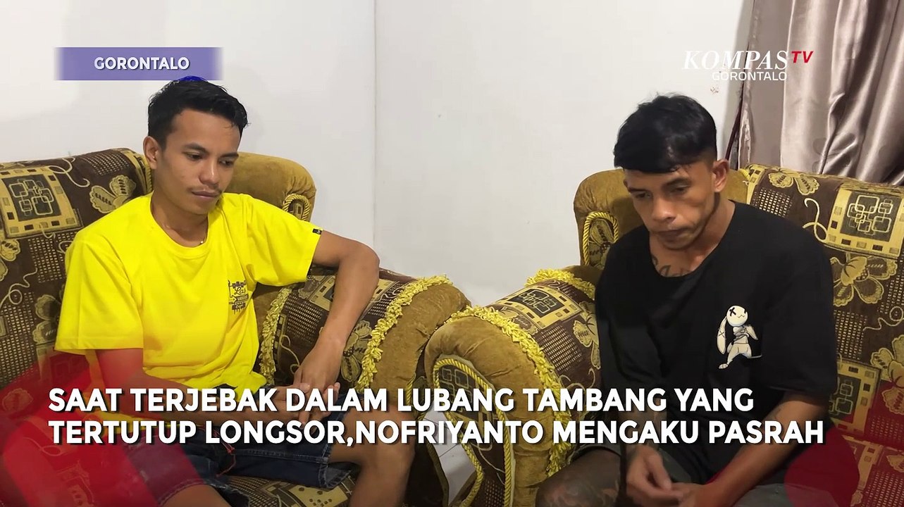 Cerita 2 Korban Longsor Tambang Emas Suwawa Saat Terjebak Hingga 8 Jam Dalam Lubang Tambang