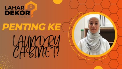 Penting Ke Laundry Cabinet?