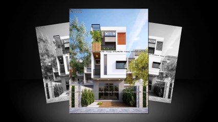 17 mẫu nhà phố 3 tầng mặt tiền 5m