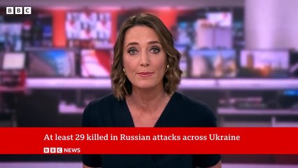 Death toll rises after Russian strikes hit Ukraine  BBC News720p