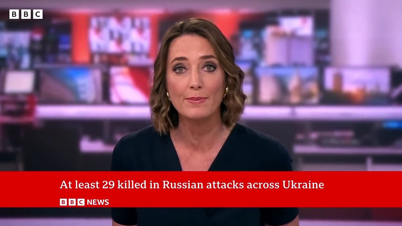 Death toll rises after Russian strikes hit Ukraine  BBC News720p