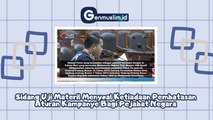 Sidang Uji Materil Soal Ketiadaan Pembatasan aturan Kampanye bagi Pejabat Negara