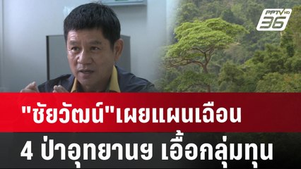 "ชัยวัฒน์"เผยแผนเฉือน 4 ป่าอุทยานฯ เอื้อกลุ่มทุน | เที่ยงทันข่าว | 9 ก.ค. 67