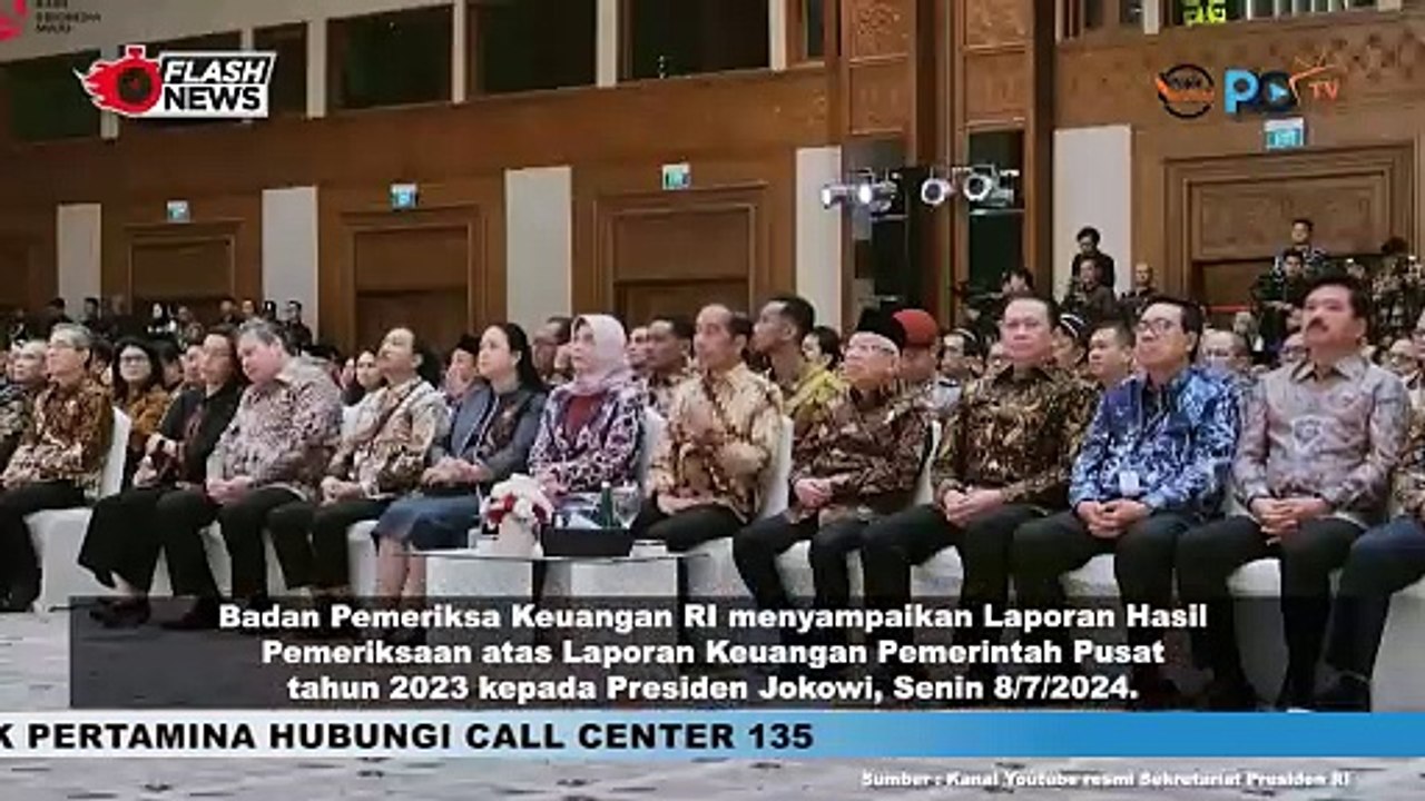 BPK Sampaikan LHP LKPP 2023 ke Presiden Jokowi