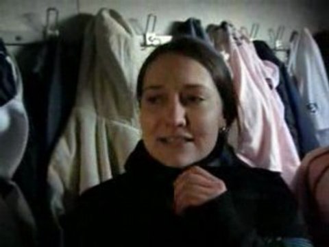 Football féminin Arras vestiaire après victoire