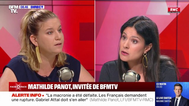 Mathilde Panot (LFI) n'exclut pas la possibilité d'un vote au sein du NFP pour choisir le futur Premier ministre