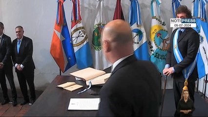 Firma del Pacto de Mayo en Tucumán, Argentina