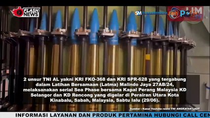 KRI FKO-368 dan KRI SPR-628 Laksanakan Sea Phase di Perairan Utara Kota Kinabalu Malaysia