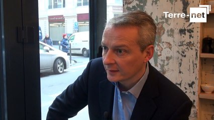 Bruno Le Maire critique la politique agro-écologique « fumeuse » de S. Le Foll
