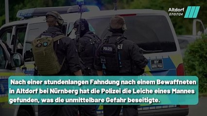 Polizei Großeinsatz in Altdorf: Spezialeinheiten im Einsatz