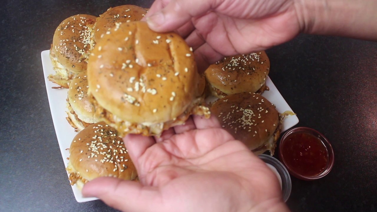 14 to 20 Budget Recipe with 1 Kg Chicken "SWEET AND SPICY CHICKEN SLIDERS" by Cook With Faiza