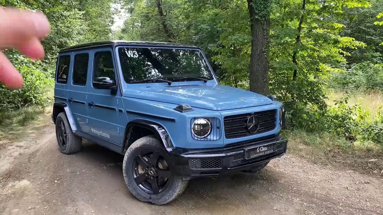 Taking the G Class  for a Stair Drive
