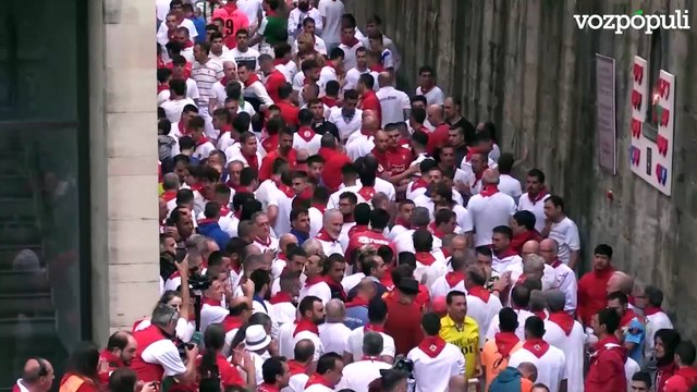 Encierro limpio y rápido el protagonizado por los toros de Victoriano del Río