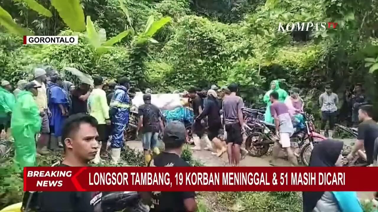 Update Pencarian Korban Longsor Tambang Emas Gorontalo, 19 Orang Tewas
