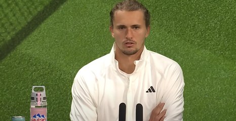 Tennis - Wimbledon 2024 - Alexander Zverev, annoyed by Taylor Fritz's girlfriend: "A bit over..."
