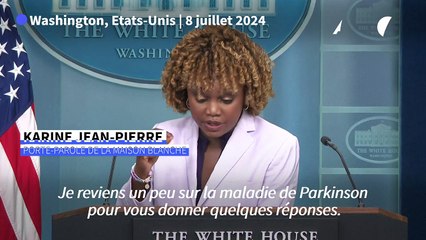 Biden "n'est pas sous traitement" pour une maladie de Parkinson (Maison Blanche)