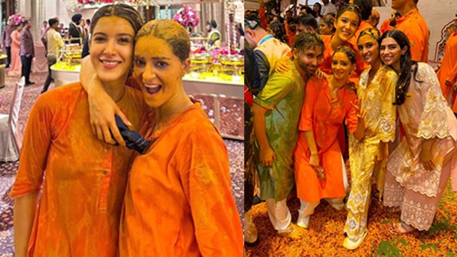 Anant Radhika Ambani Haldi Ceremony: Ananya, Isha, Anjali Merchant & Others Inside Celebration..