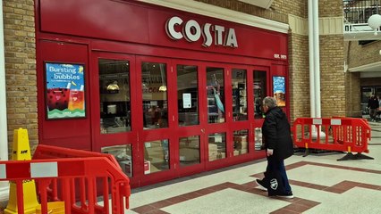 Costa closes in Sussex town centre