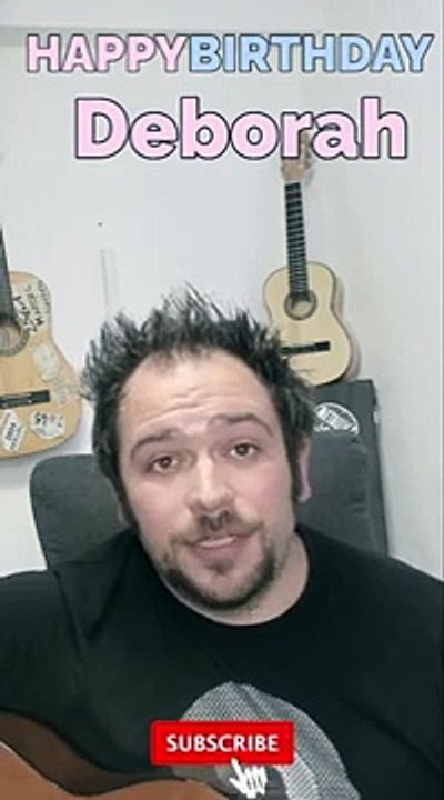 Happy Birthday, Deborah! Geburtstagsgrüße an Deborah