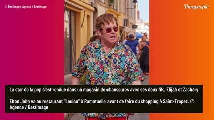 Elton John en France : sa séance de shopping avec ses fils dans une grande ville a très mal commencé !