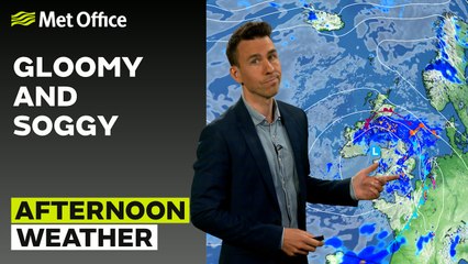 Met Office  Afternoon Weather Forecast 09/07/24 - Rain moving north