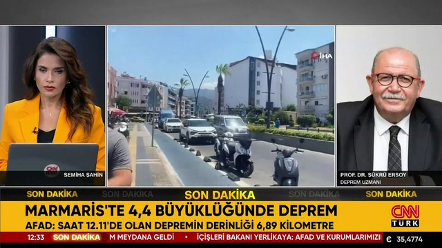 SON DAKİKA: Muğla'nın Marmaris ilçesinde deprem!