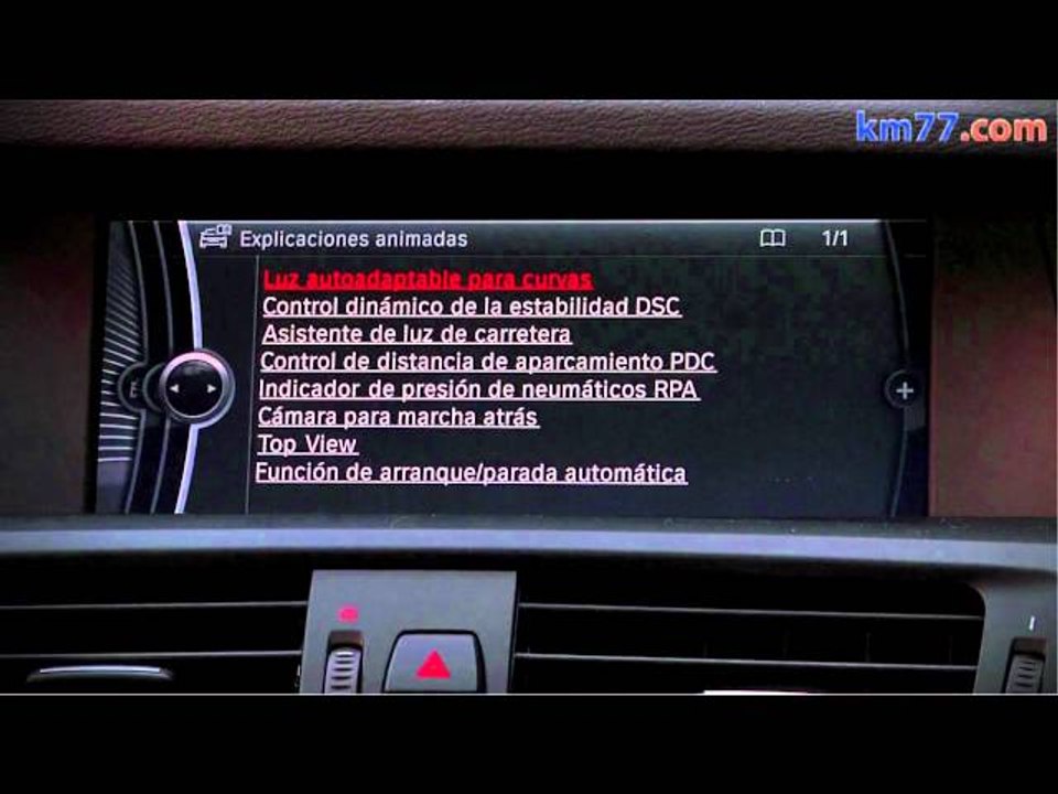 BMW X3 2011. Instrucciones del iDrive