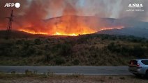 Vasti incendi nel sud dell'Albania