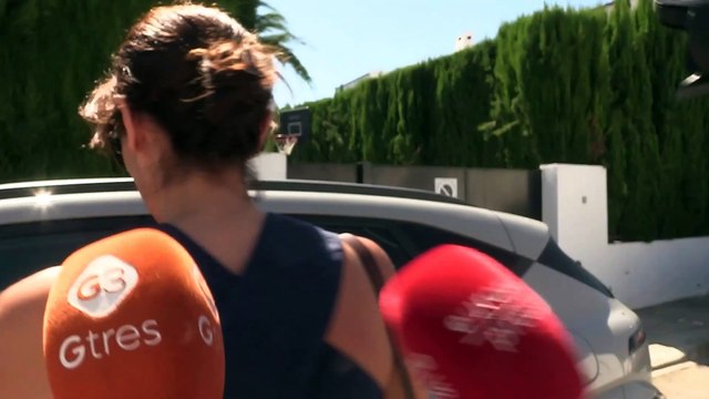 La risa de María José Suárez al ser preguntada por su relación abierta con Álvaro Muñoz Escassi