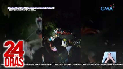 Pick-up truck na may 17 sakay, inanod ng baha; 3 kabilang and 2 bata, patay; 4 hinahanap | 24 Oras