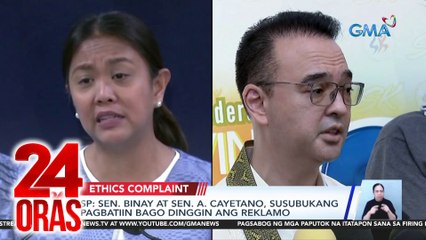 SP - Sen. Binay at Sen. A. Cayetano, susubukang pagbatiin bago dinggin ang reklamo | 24 Oras
