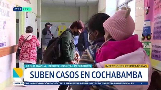 Suben las infecciones respiratorias en Cochabamba, siete menores de edad están hospitalizados por neumonía
