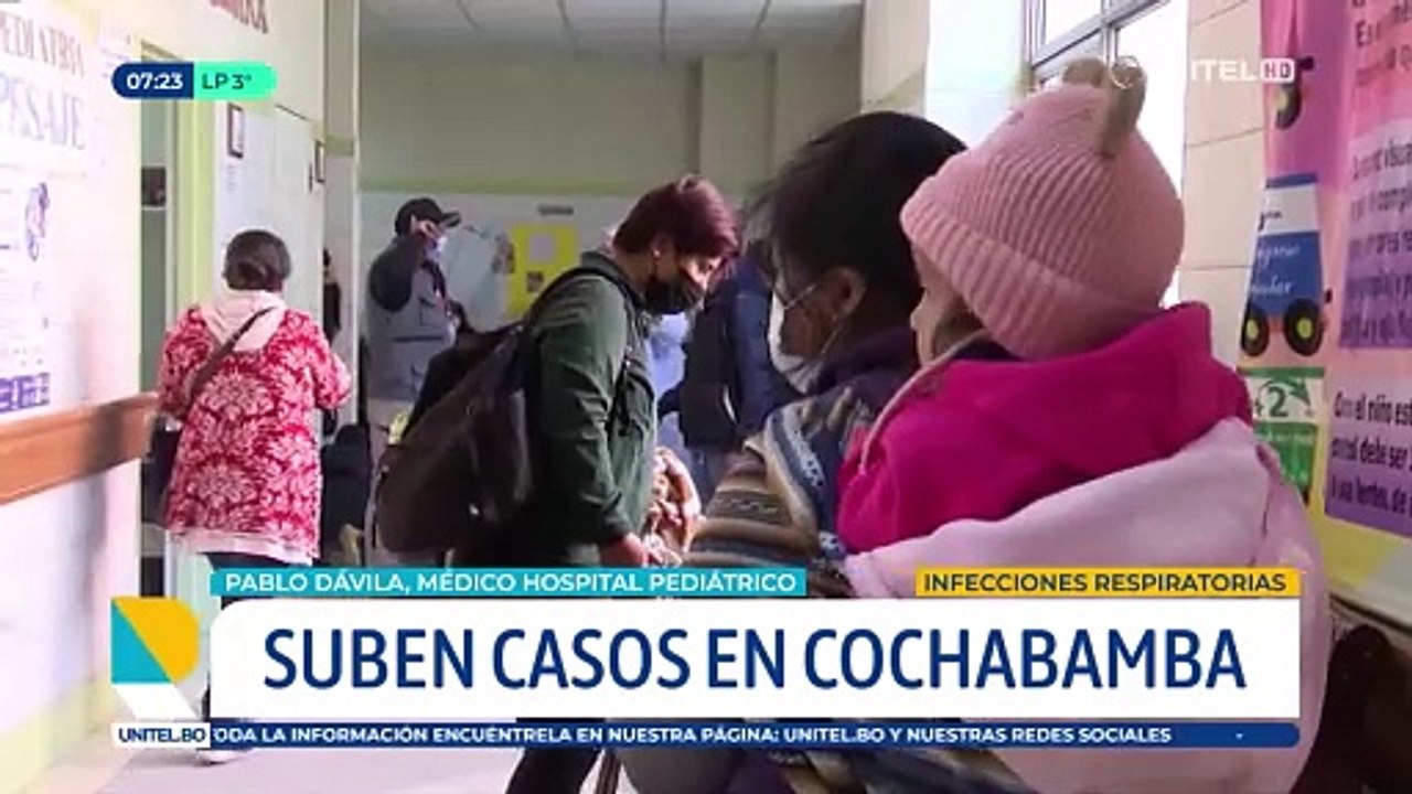 Suben las infecciones respiratorias en Cochabamba, siete menores de edad están hospitalizados por neumonía