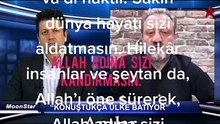 Allah adına sizi kandırmasın.  X