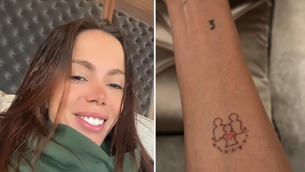 Anitta explica nova tatuagem após críticas: "Tem gente que não gosta"