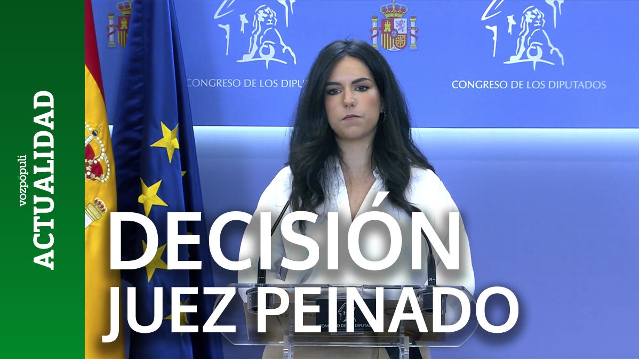 Vox no cree una "amenaza" el aviso del juez Peinado de detener a Begoña Gómez