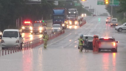 대구 교차로 지나던 차 4대 침수...다친 사람 없어 / YTN