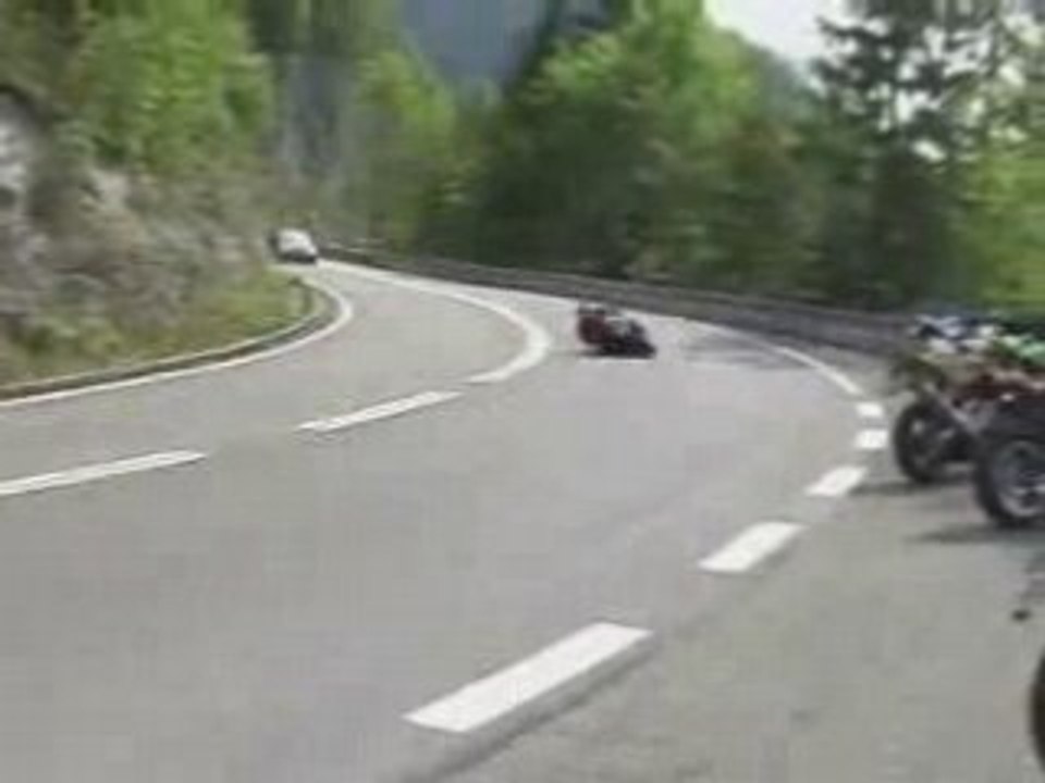 Chute moto