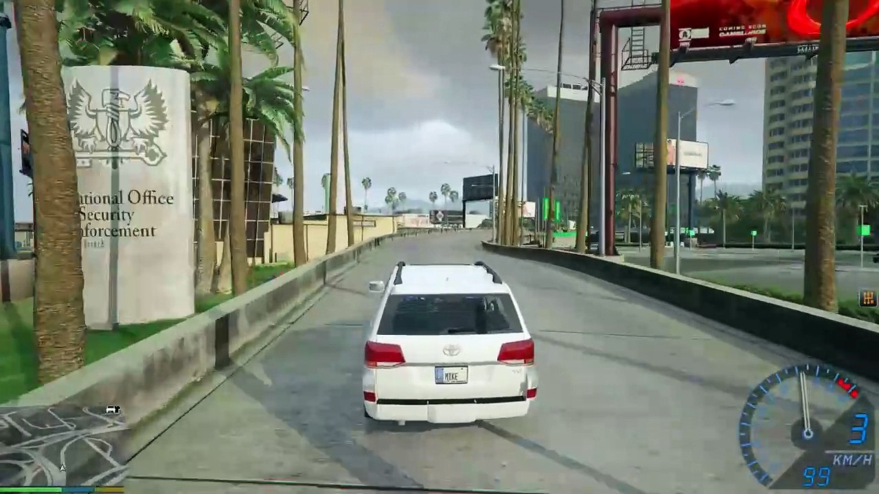 Gta5 computer game video clip