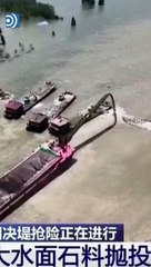 China evacúa a más de 5.000 personas tras la rotura de un dique