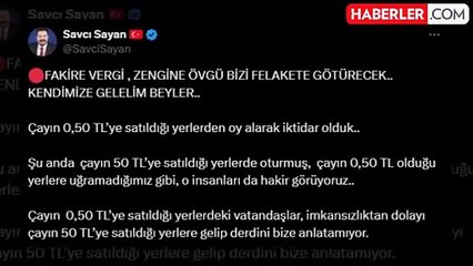 AK Partili Savcı Sayan: Reisin oyu da bizleri kurtaramayacak, şımarmışız beyler şımarmışız