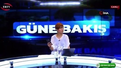 Malatya depremine canlı yayında yakalandı