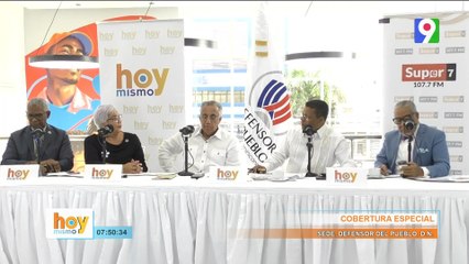 Los derechos del ciudad dominicano es la prioridad del Defensor del Pueblo | Hoy Mismo