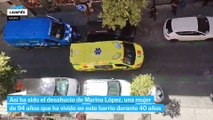 Imágenes del desahucio de Marina López, una mujer de 94 años que ha vivido en Lavapiés durante 40 años.