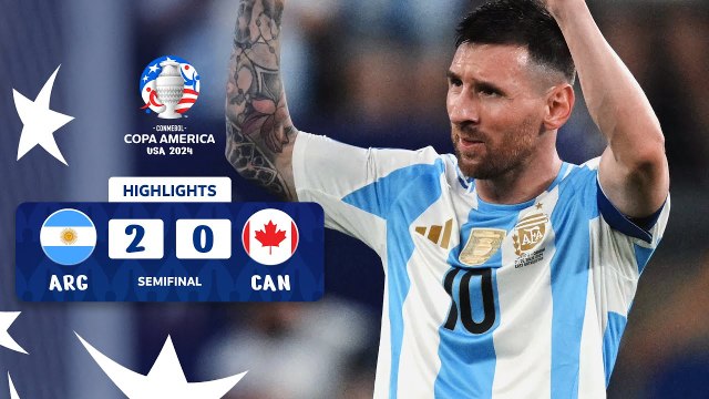 Argentina vs Canadá (2-0) | Copa América 2024 | Semifinal
