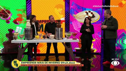 Cascata de chocolate é o negócio perfeito para o inverno