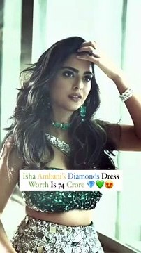 Isha Ambani diamond dresses worth is 75 crore diamond