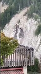 Alto Adige, il video dell'enorme frana a San Martino in Badia