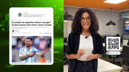 Argentina x Canadá: Scaloni explica se Messi joga na semifinal da Copa América ⚽