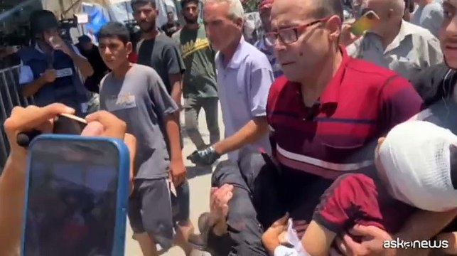 Gaza, bambini morti e feriti dopo un attacco a Nousseirat